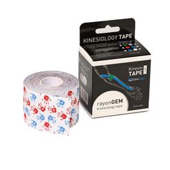 GM rayon kinesiology tape hedvábný 5cm x 5m hands
