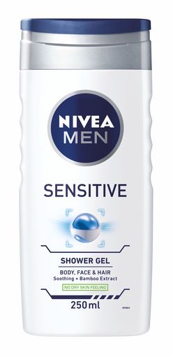 Nivea MEN Sensitive sprchový gel 250 ml