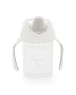 Twistshake Hrnek netekoucí učící 230 ml bílý