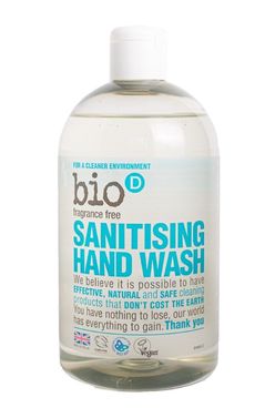 Bio d Tekuté dezinfekční mýdlo na ruce bez vůně 500 ml