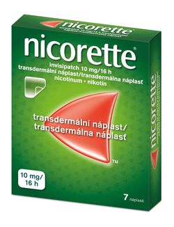 Nicorette Invisipatch 10 mg/16 h transdermální náplast 7 ks