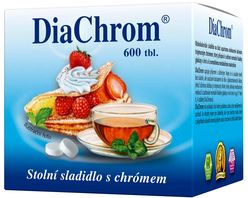 DiaChrom nízkokalorické sladidlo 600 tablet