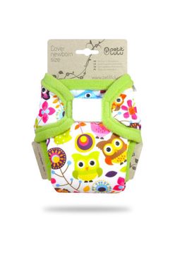 Petit Lulu Novorozenecké svrchní kalhotky 1 ks veselé sovičky
