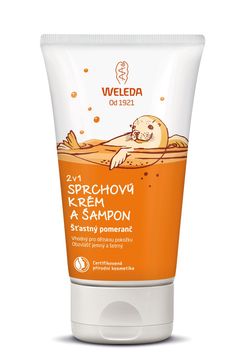 Weleda 2v1 Šťastný pomeranč sprchový krém a šampon