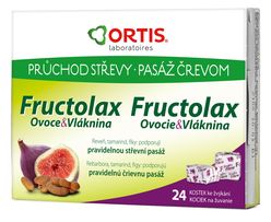 Ortis Fructolax 24 žvýkacích kostek