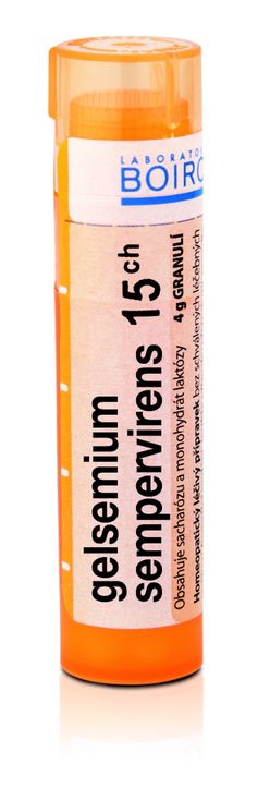 Boiron GELSEMIUM SEMPERVIRENS CH15 granule 4 g