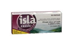 Isla Cassis bylinné pastilky 30 pastilek