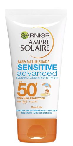 Garnier Ambre Solaire Sensitive Advanced Kids SPF50+ ochranný krém 50 ml