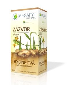 Megafyt Bylinková lékárna Zázvor porcovaný čaj 20x1,5 g