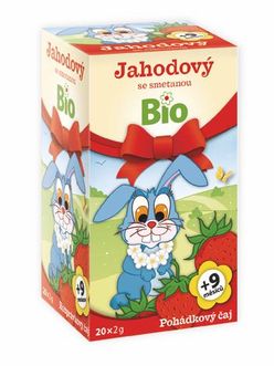 Apotheke Dětský BIO Pohádkový čaj Jahodový se smetanou 20x2 g