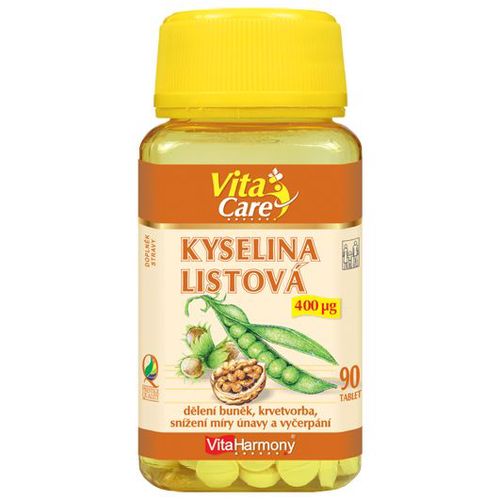 VitaHarmony Kyselina listová 400 mcg 90 tablet