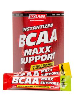 Xxlabs BCAA Maxx Support příchuť pomeranč-limetka 310 g/30 sáčků