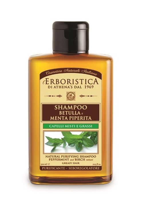 Erboristica Šampon na mastné vlasy s mátou 300 ml