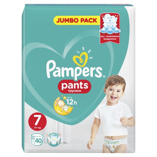 Pampers Pants vel. 7 kalhotkové plenky 40 ks