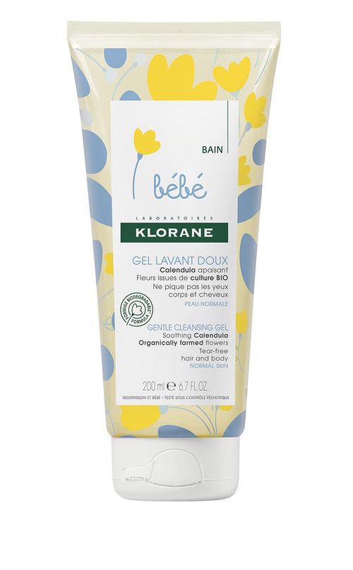 KLORANE Bébé Jemný mycí gel s měsíčkem 200 ml