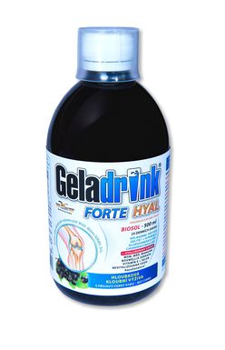 Geladrink FORTE HYAL biosol černý rybíz 500 ml