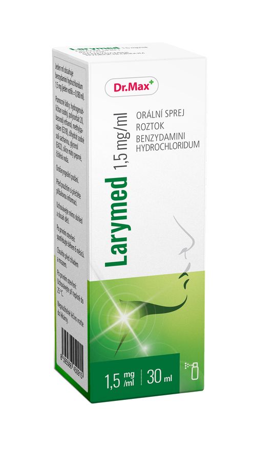 Dr.Max Larymed 1,5 mg/ml orální sprej 30 ml