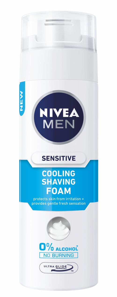 Nivea MEN Sensitive Cooling pěna na holení 200 ml