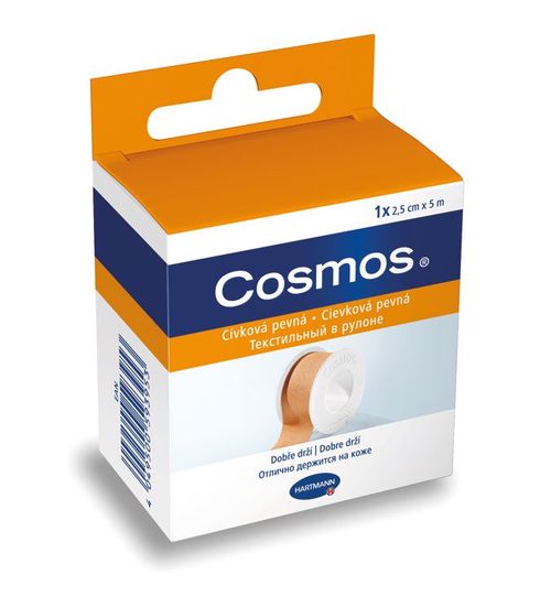 Cosmos Náplast cívková pevná 2,5 cm x 5 m 1 ks