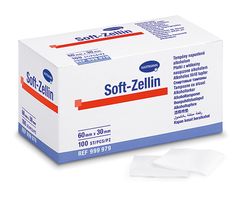 Soft-Zellin tampony s alkoholem 100 ks