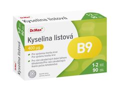 Dr.Max Kyselina listová 400 µg 90 tablet