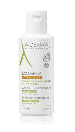 A-derma Exomega Control zvláčňující pěnivý gel 200 ml