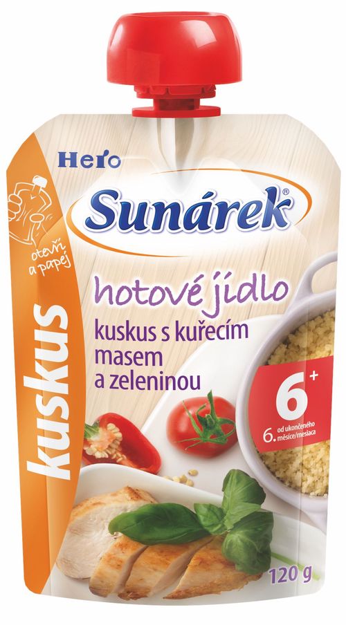 Sunárek Kuskus s kuřecím masem a zeleninou 120 g