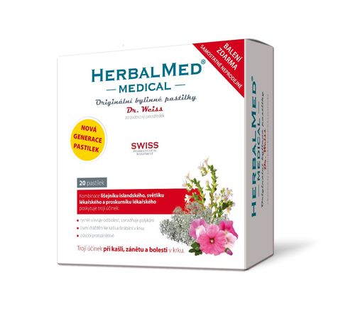 Dr. Weiss HerbalMed MEDICAL 20 pastilek