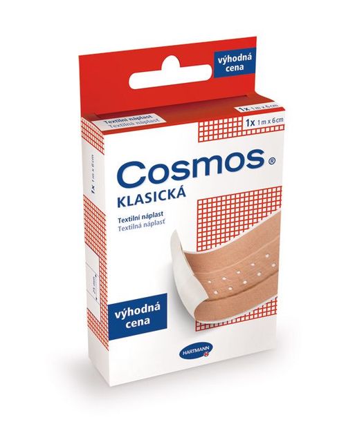 Cosmos Klasická textilní 1 m x 6 cm náplast