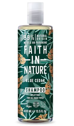 Faith in Nature Šampon Modrý cedr MAXI 400 ml