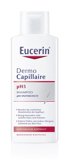 Eucerin Dermocapillaire pH5 Šampon na vlasy pro citlivou pokožku 250 ml