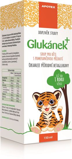 Apotex Glukánek sirup pro děti 150 ml