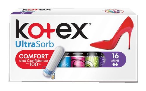 Kotex Ultra Sorb Mini tampony 16 ks