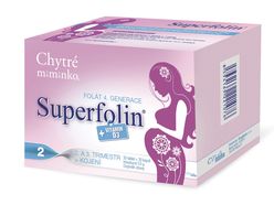 Chytré miminko Superfolin 2 MAMA 30 tablet + 30 kapslí