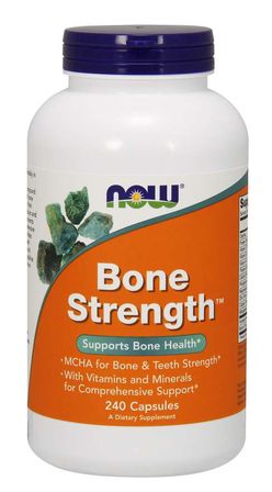 NOW® Foods NOW Bone Strength (silné kosti), 240 kapslí