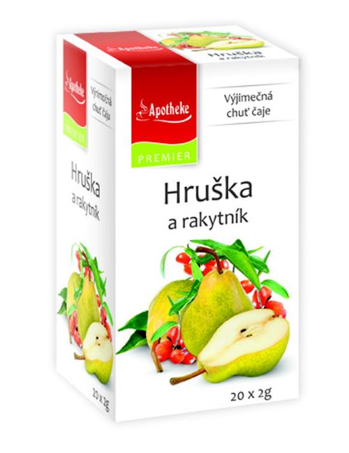 Apotheke Hruška a rakytník nálevové sáčky 20x 2 g