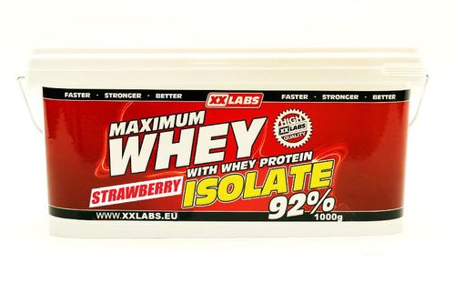 Xxlabs Maximum Whey Protein Isolate 92 jahoda 1000 g