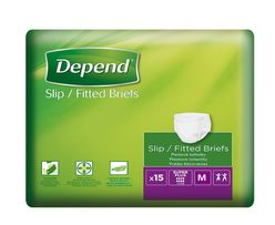 Depend Depend Slip Super Plus M inkontinenční plenkové kalhotky 15 ks