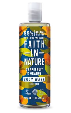 Faith in Nature Sprchový gel Grapefruit & pomeranč 400 ml