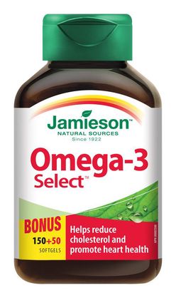 Jamieson Omega-3 Select 1000 mg 200 kapslí