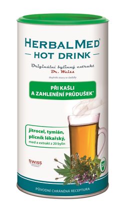 Dr. Weiss HerbalMed Hot Drink kašel a průdušky 180 g