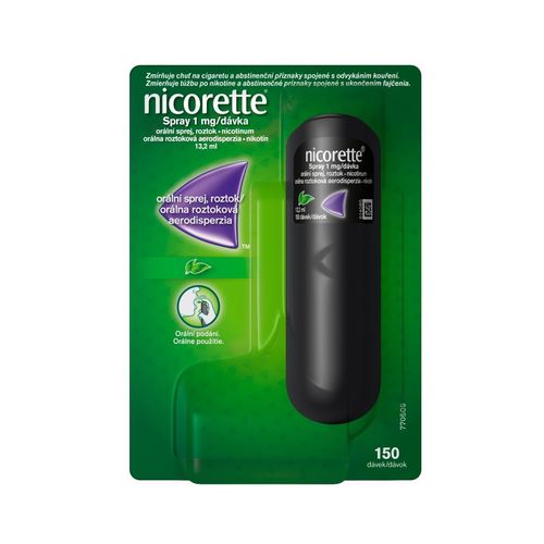 Nicorette Spray 1 mg/dávka orální sprej 13,2 ml