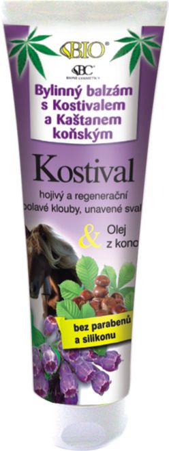 Cannabis Kostival bylinný balzám s kaštanem koňským 300 ml