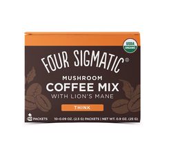 Four Sigmatic Lion's Mane Mushroom Coffee mix Množství: 10 sáčků