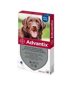 Advantix pro psy nad 25 kg spot-on 1x4 ml