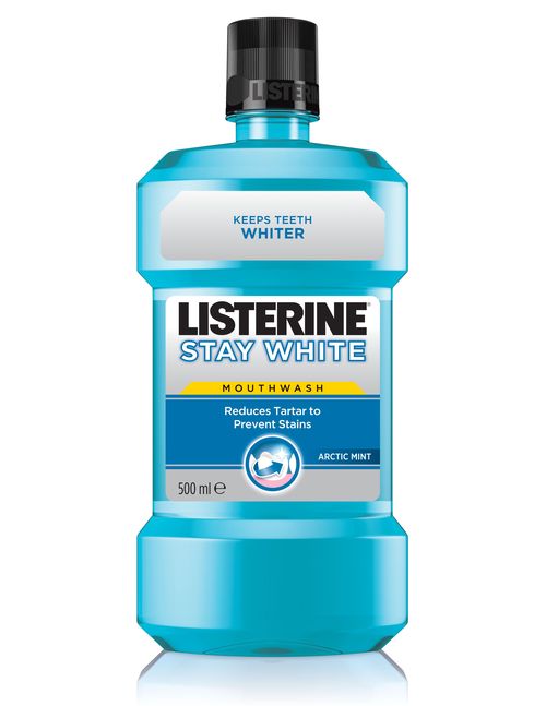 Listerine Stay White ústní voda 500 ml