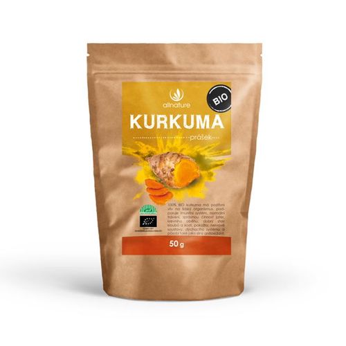 Allnature Kurkuma BIO prášek 50 g