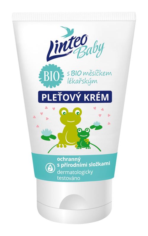 Linteo Baby Dětský pleťový krém s BIO měsíčkem lékařským 75 ml