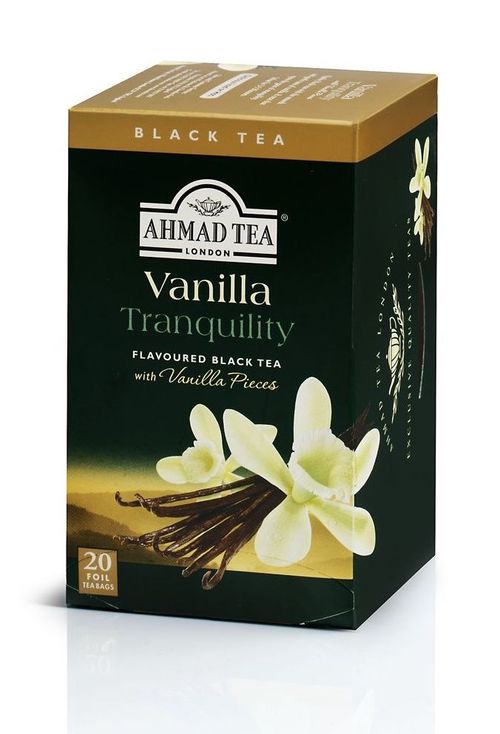 Ahmad Tea Black tea Vanilla porcovaný čaj 20 x 2 g