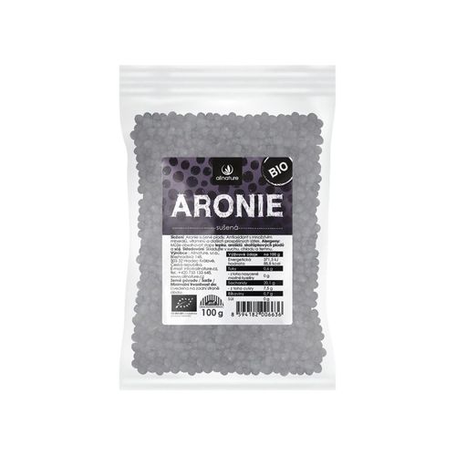 Allnature Aronie černý jeřáb BIO plody 100 g